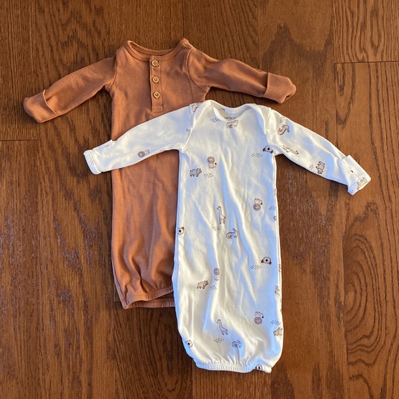 Baby 2-Pack Sleeper Gowns - NWOT - Picture 3 of 4